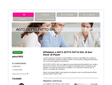 Tablet Screenshot of agt2dettofatto.com